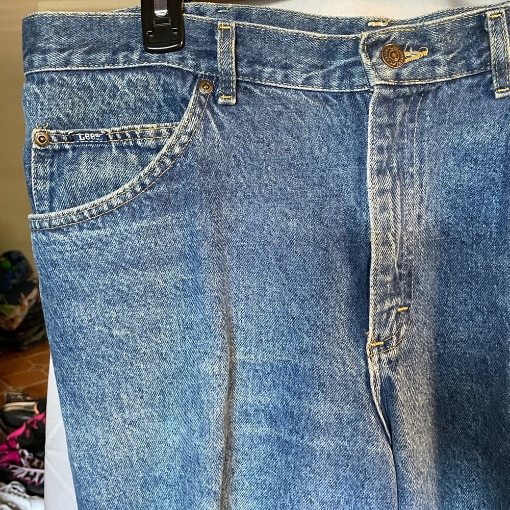 Vintage Lee jeans wide leg original blue Jean